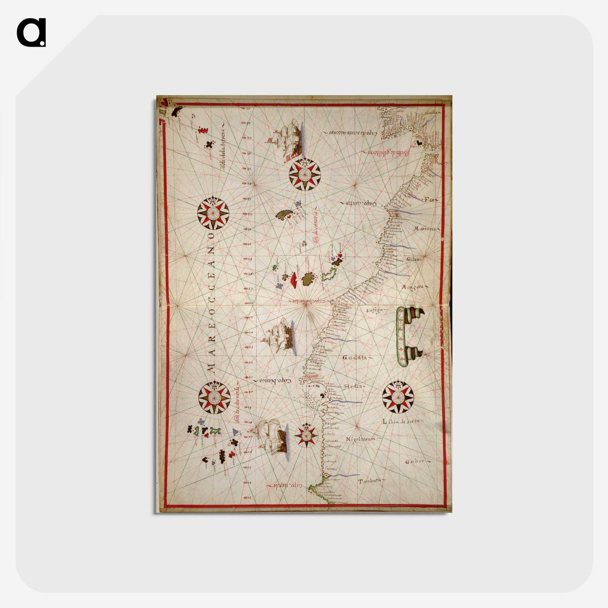 2-51_Antique-Maps_postcard