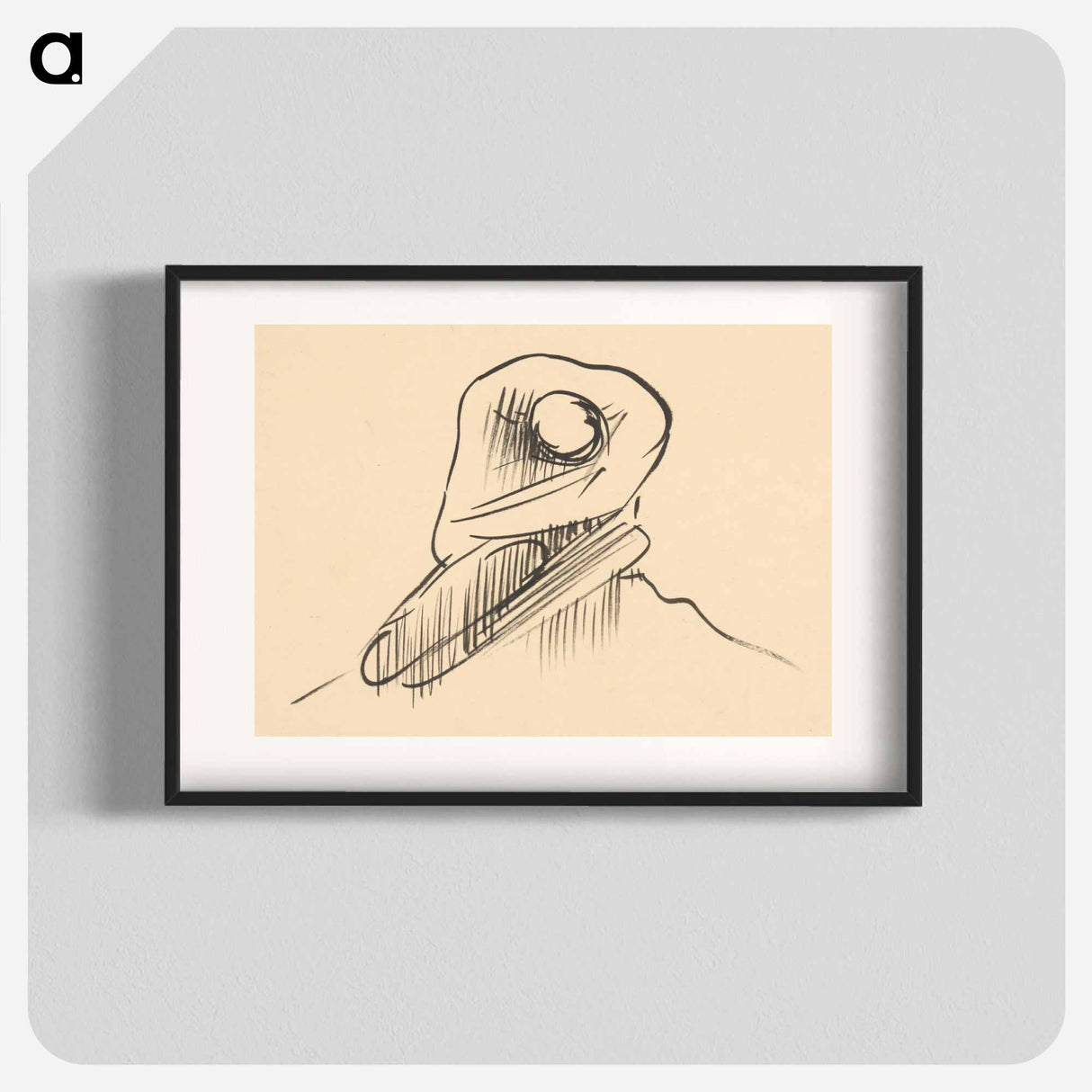 Curled up man - アーノルド ピーター ワイズ クビンチャン Poster.