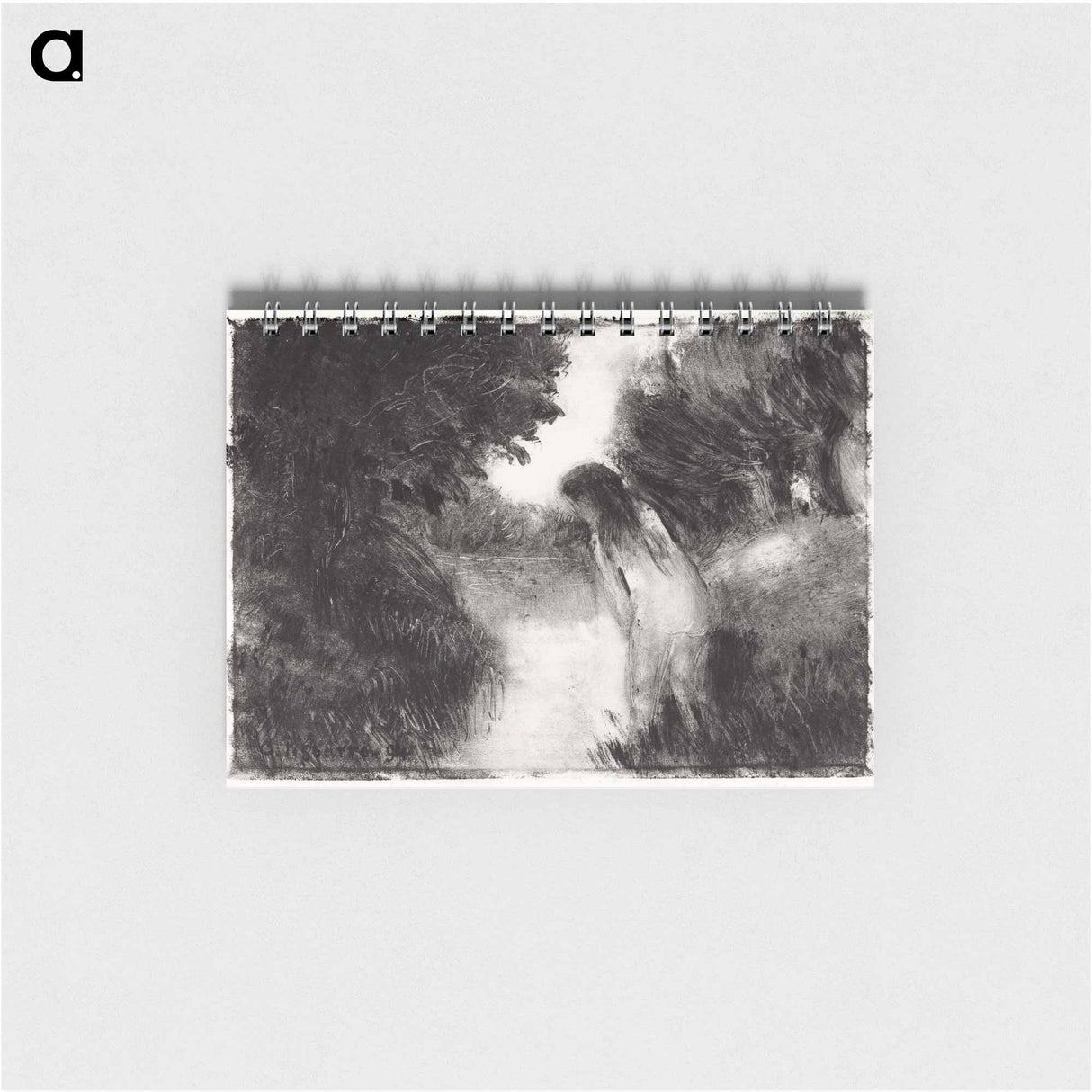 A Bather - カミーユ ピサロ Memo.