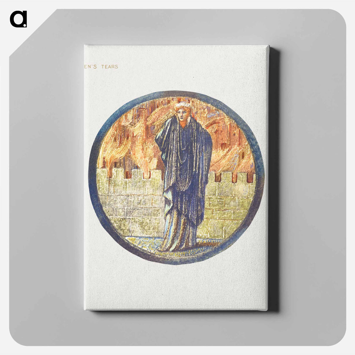 Helen's Tears from The Flower Book - エドワード バーン ジョーンズ Canvas.