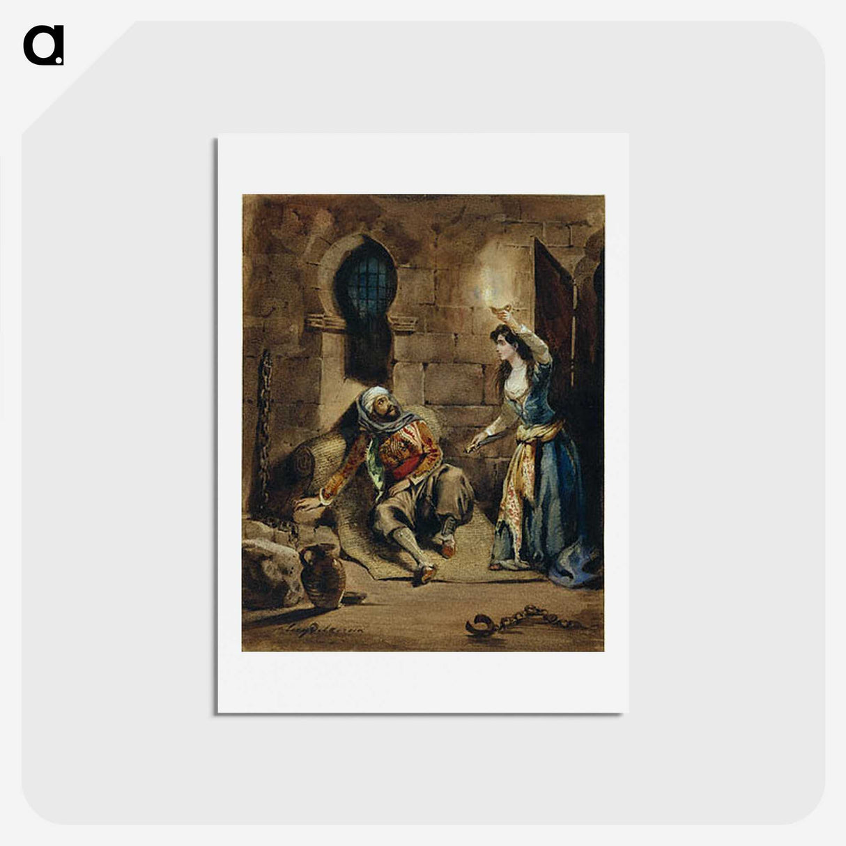 2-51_Eugene-Delacroix_hagaki