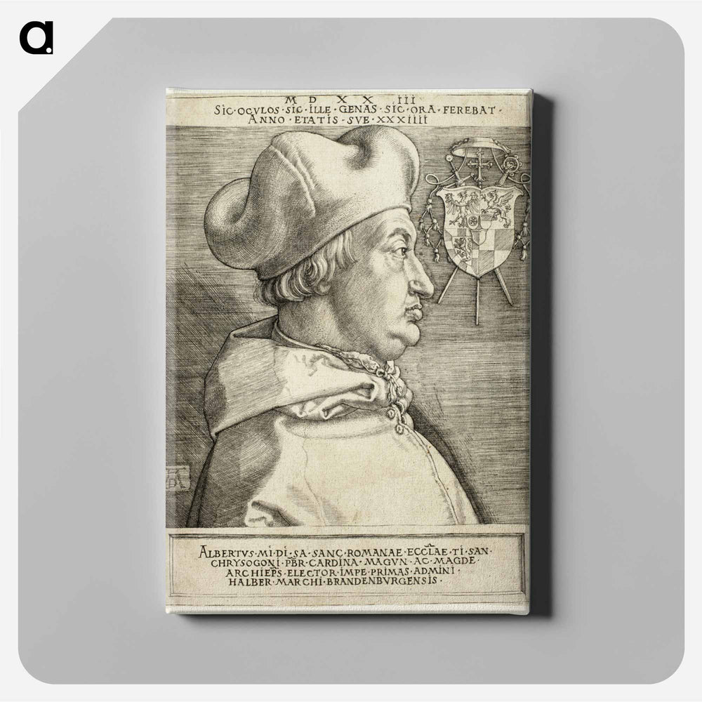 Cardinal Albrecht of Brandenburg - アルブレヒト デューラー Canvas.