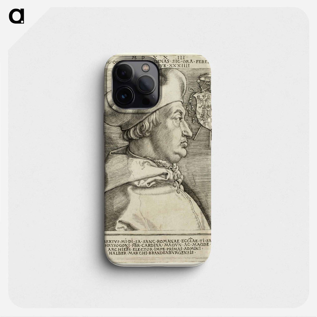 Cardinal Albrecht of Brandenburg - アルブレヒト デューラー Phone Case.