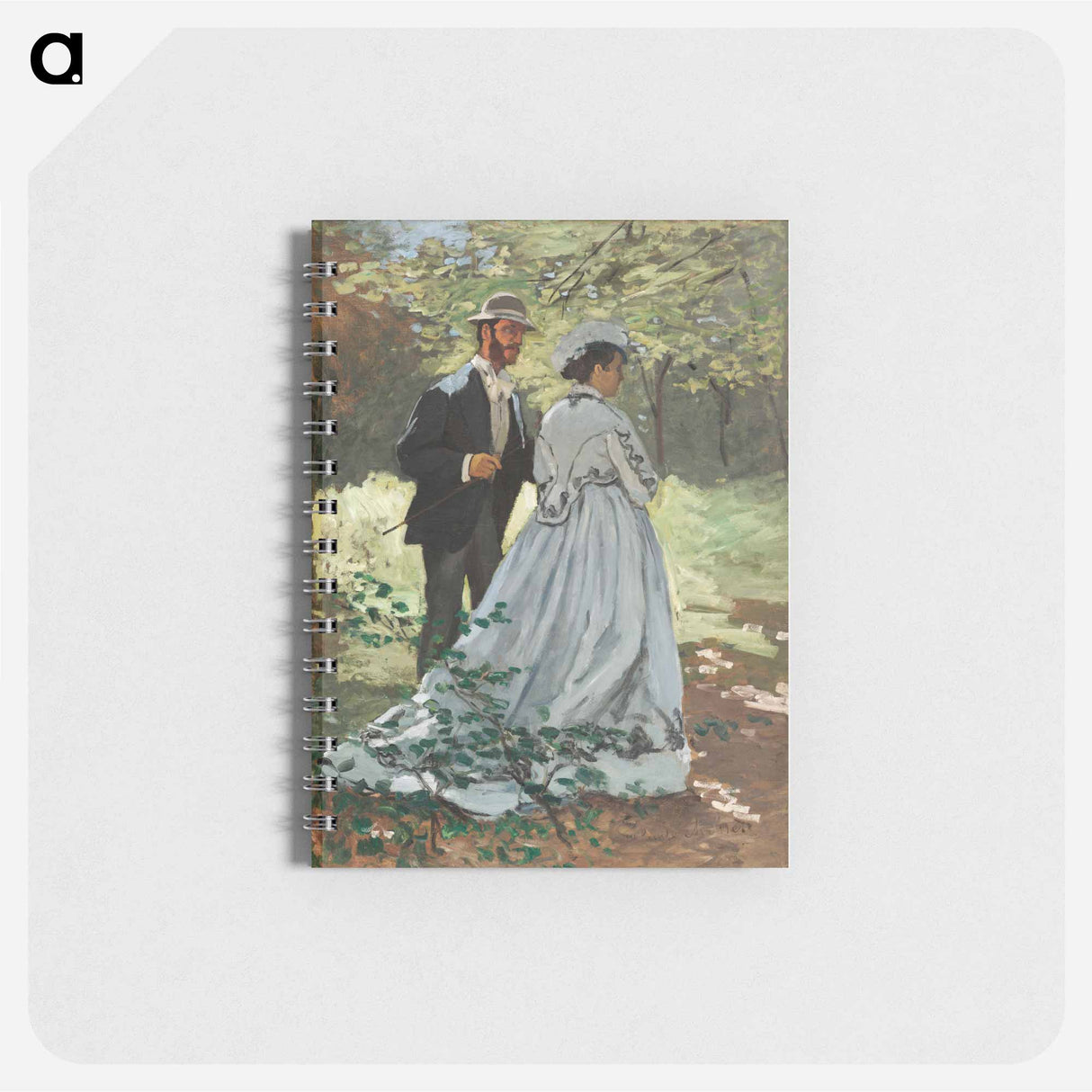 アートメモ帳-Bazille and Camille - クロード モネ Memo.