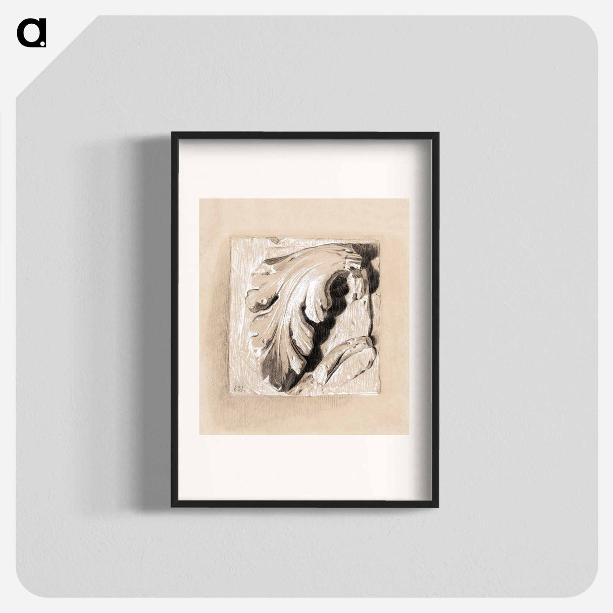 A Fragment from an Antique Frieze - エドワード バーン ジョーンズ Poster.