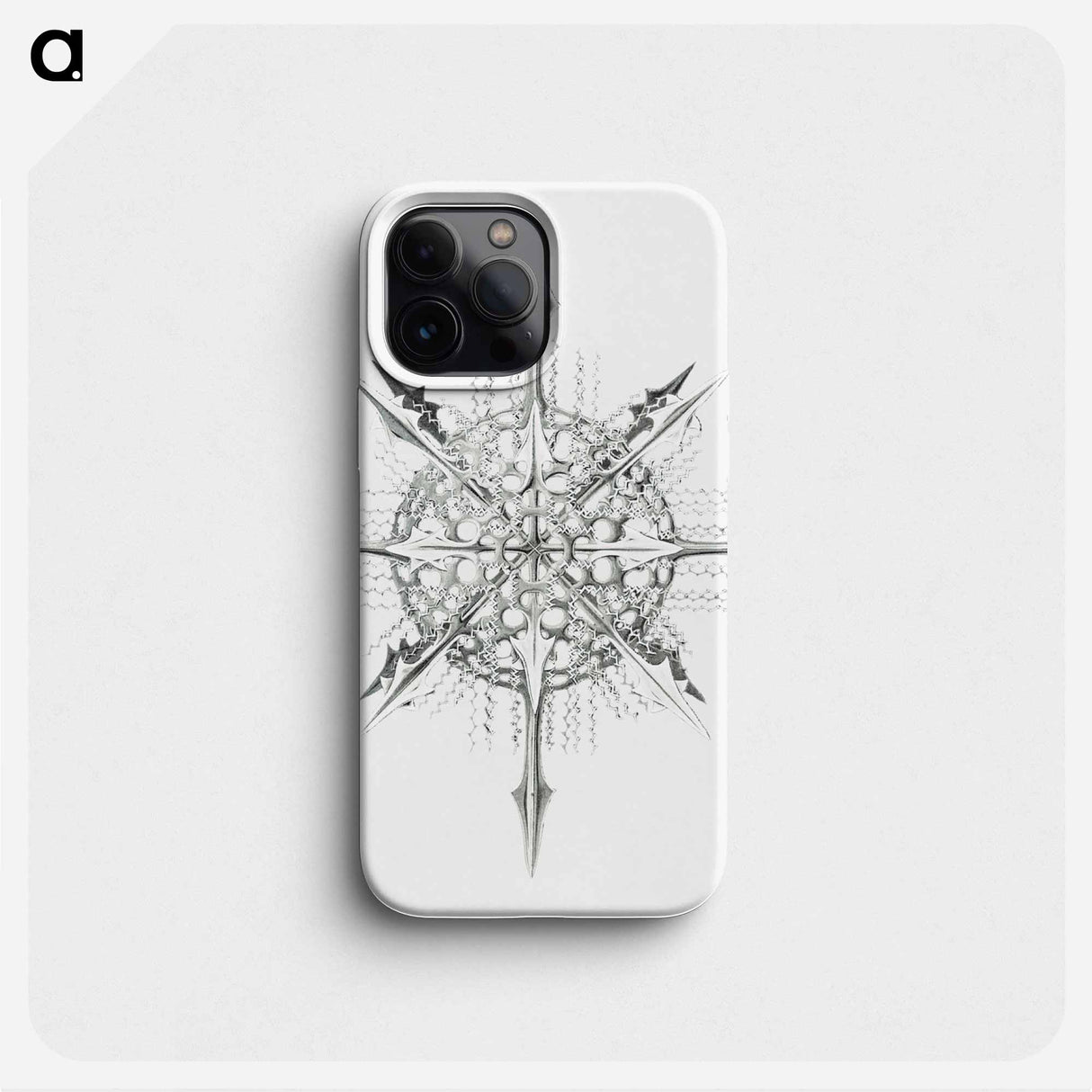 Vintage marine life illustration on white background - エルンスト ヘッケル Phone Case.