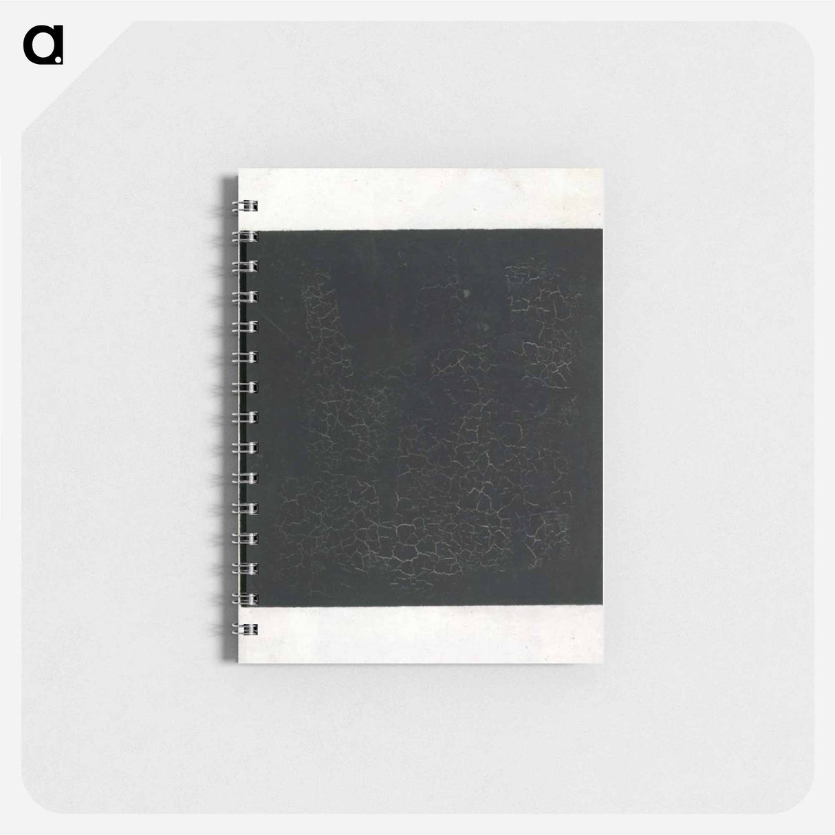 アートメモ帳-Black Suprematistic Square - カジミール マレーヴィチ Memo.