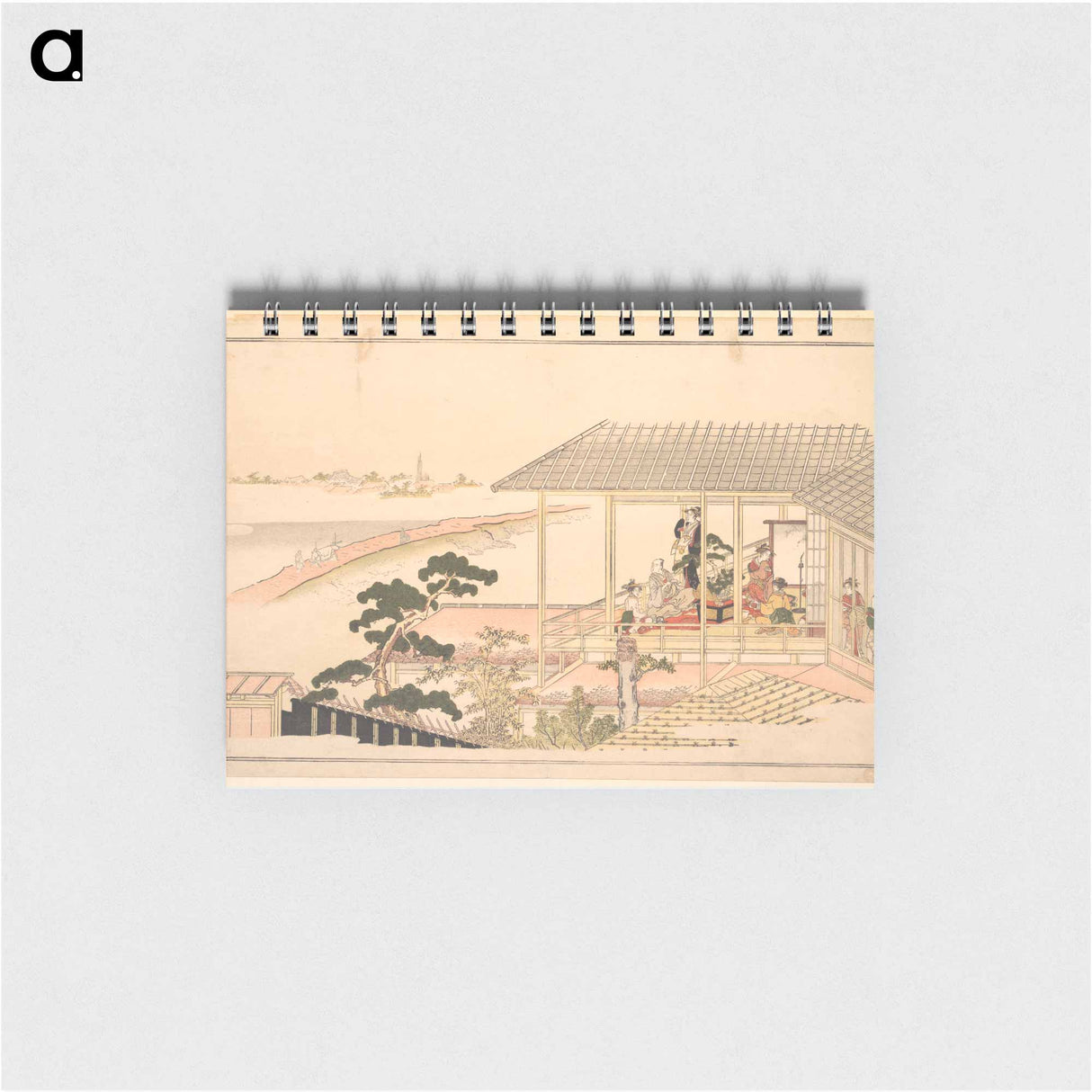 A Party of Merrymakers in a House in the Yoshiwara on a Moonlight Night - 喜多川 歌麿 Memo.