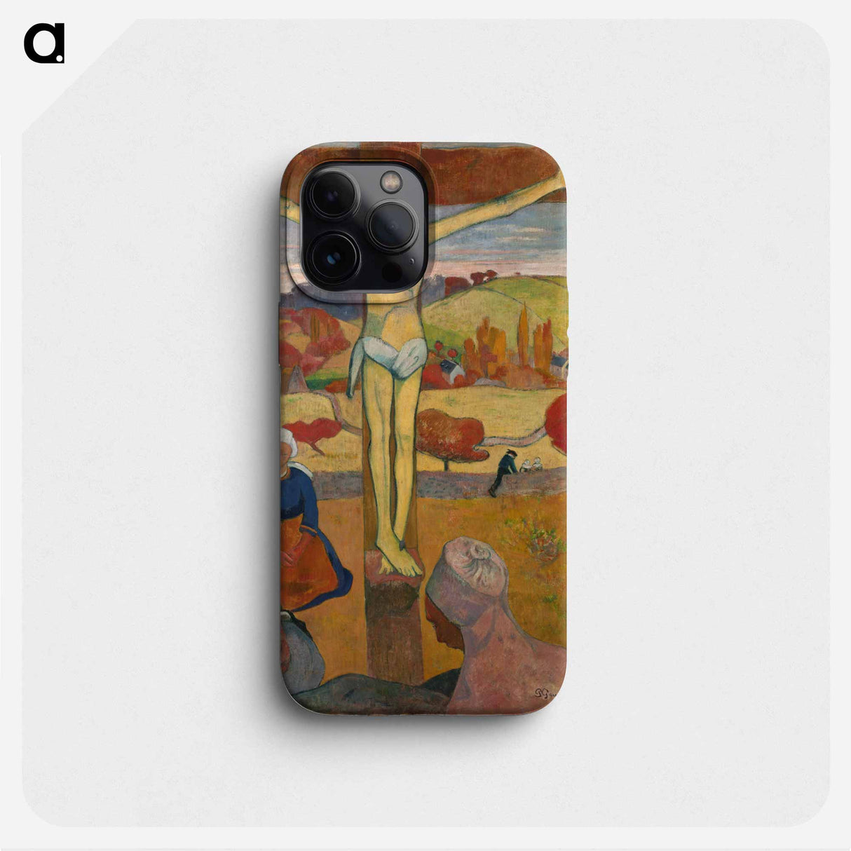 The Yellow Christ - Paul Gauguin Phone Case.