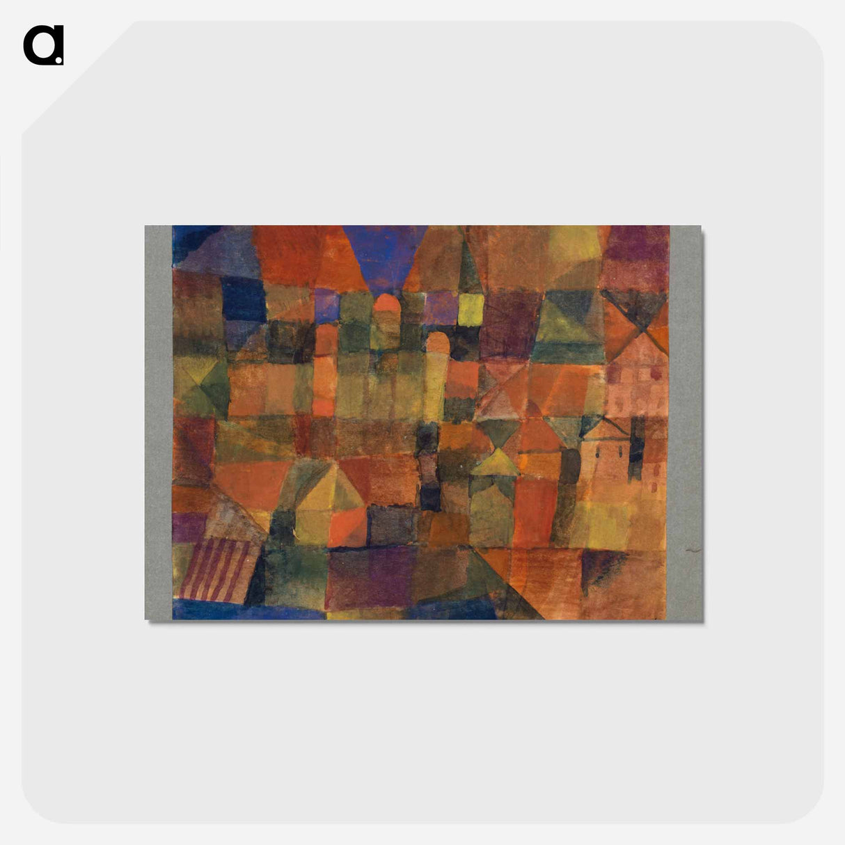 City with the three domes
- パウル クレー Postcard.