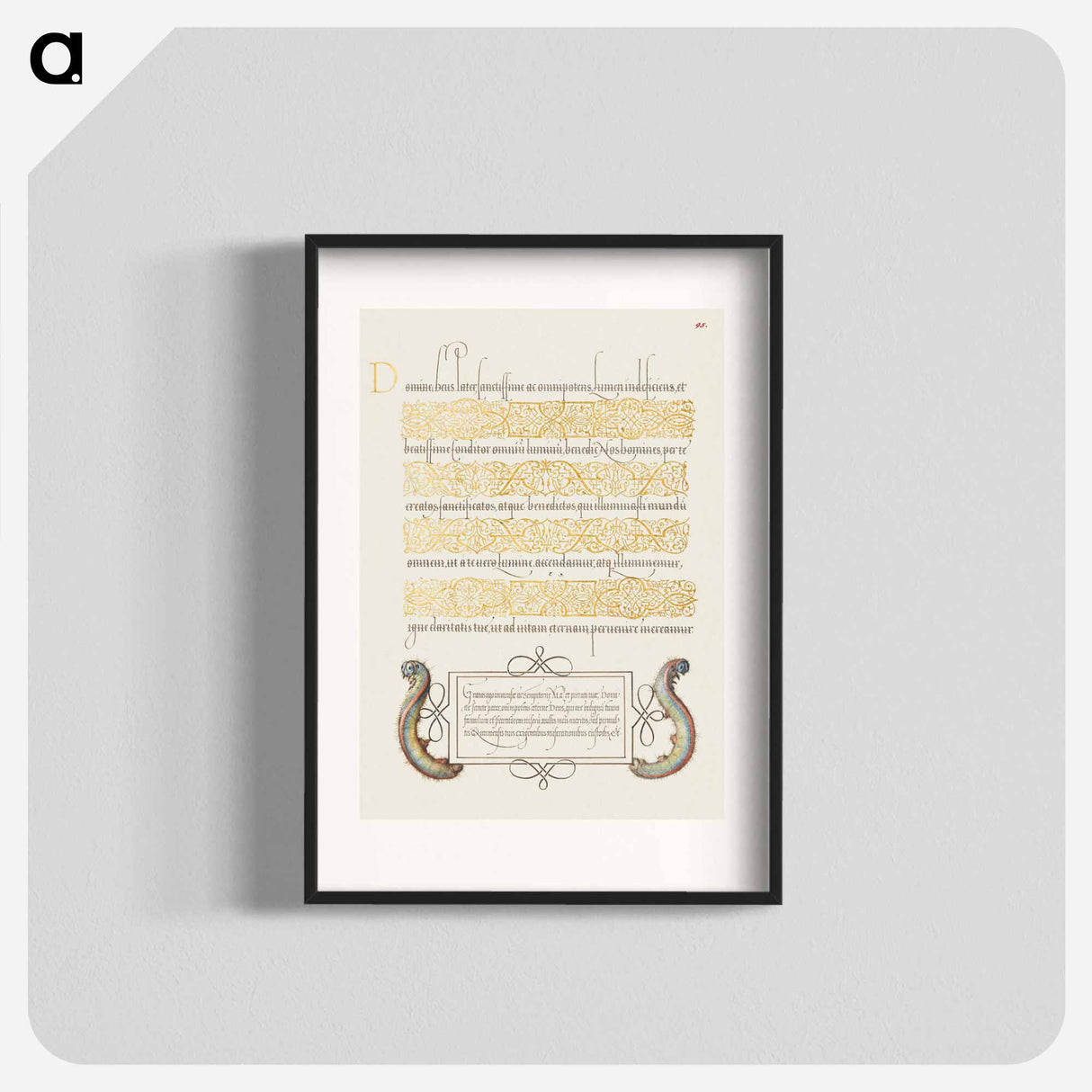 アートポスター-Caterpillars from Mira Calligraphiae Monumenta
- 書道のお手本 Poster.