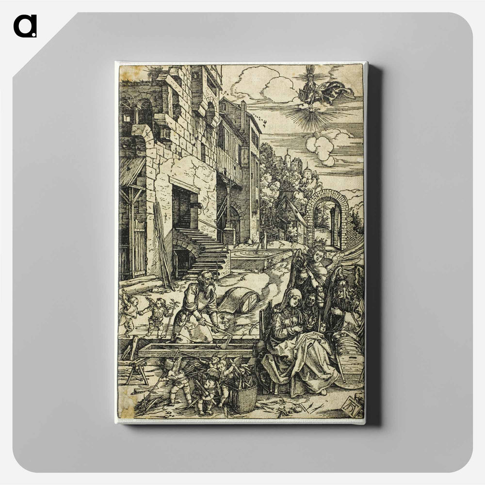 The Holy Family in Egypt - アルブレヒト デューラー Canvas.