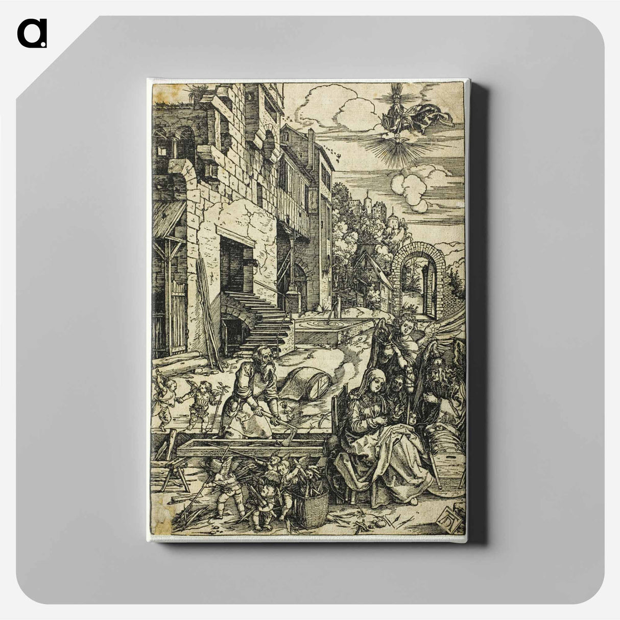 The Holy Family in Egypt - アルブレヒト デューラー Canvas.