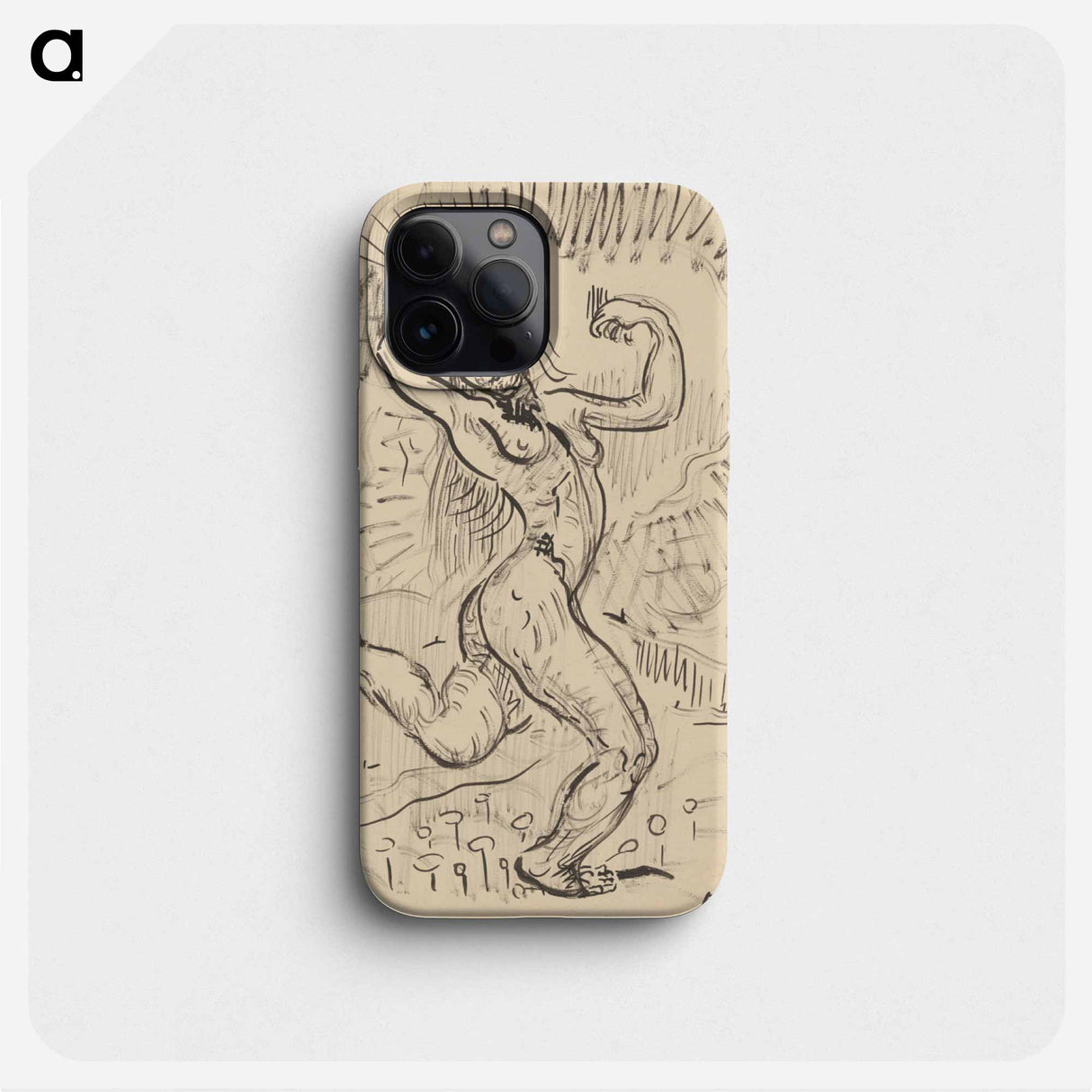 The figure of a woman - アーノルド ピーター ワイズ クビンチャン Phone Case.