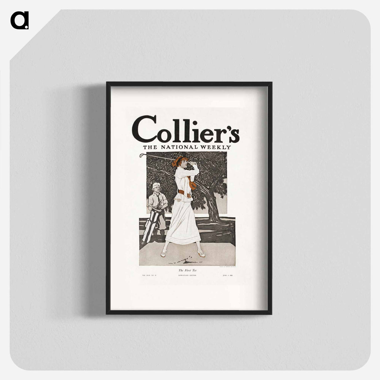 The first tee - Edward Penfield Poster.