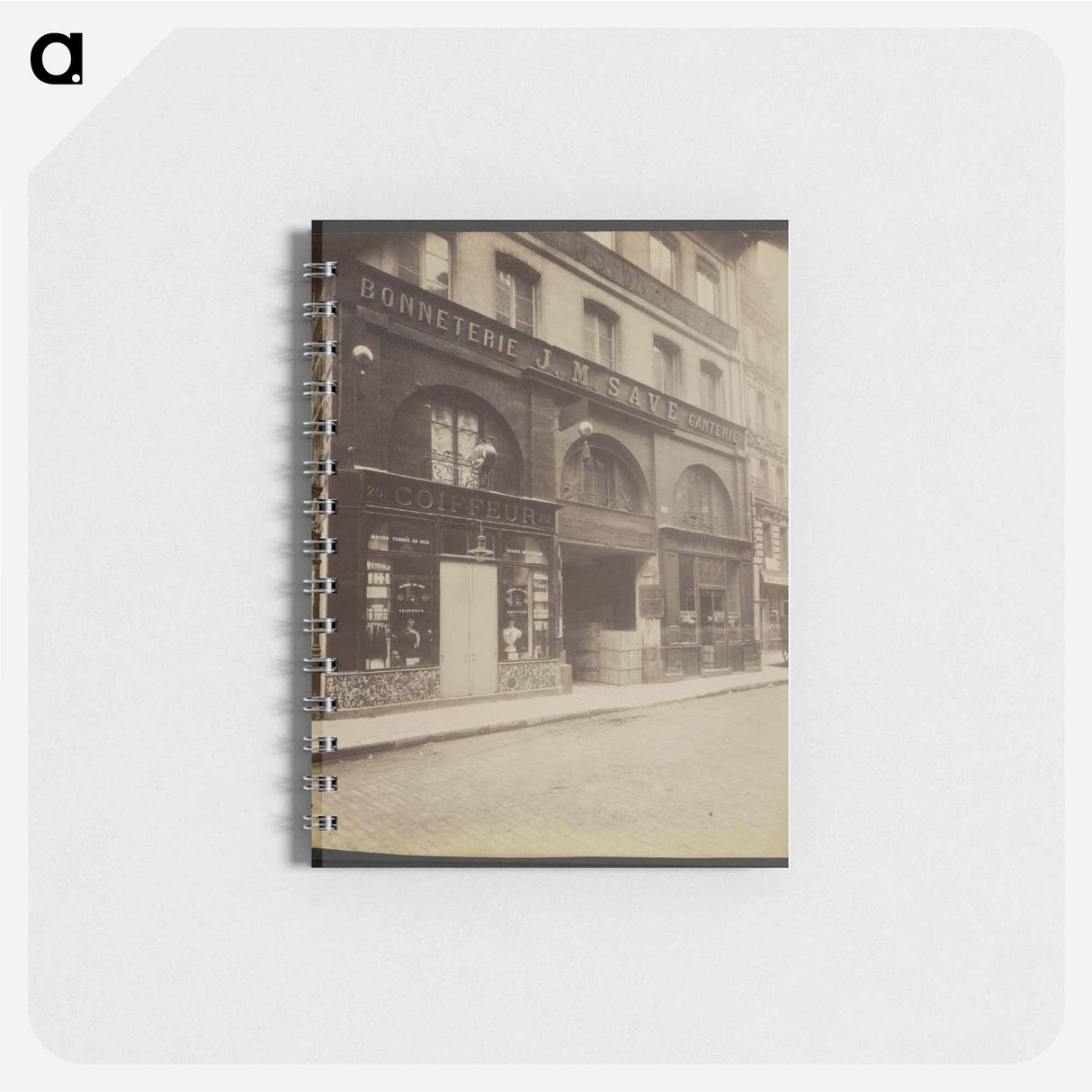 アートメモ帳-Ancien Hôtel, 201 rue Saint-Martin
- ウジェーヌ アジェ Memo.