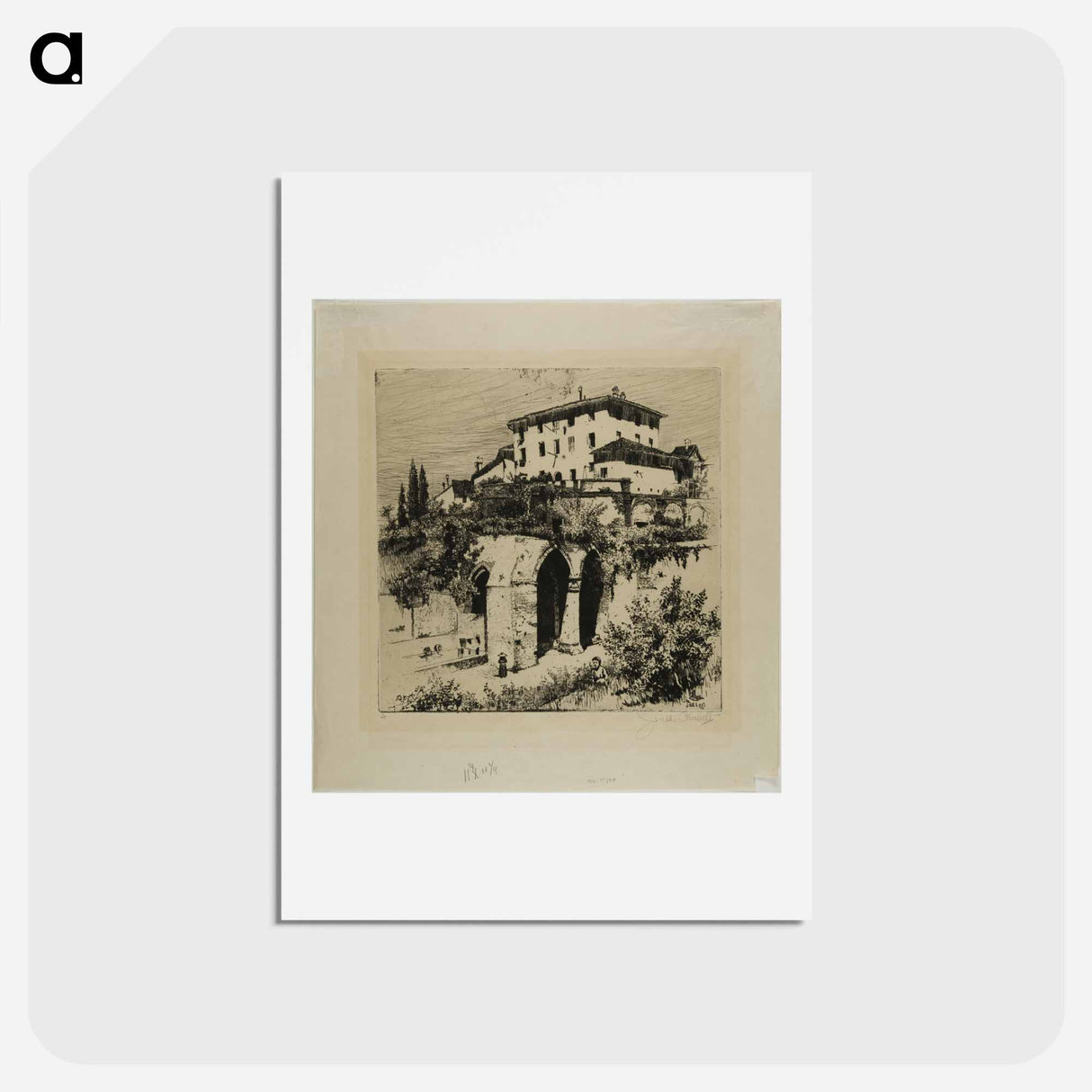 Fonte Nuova, Siena
- ジョセフ ペネル Postcard.