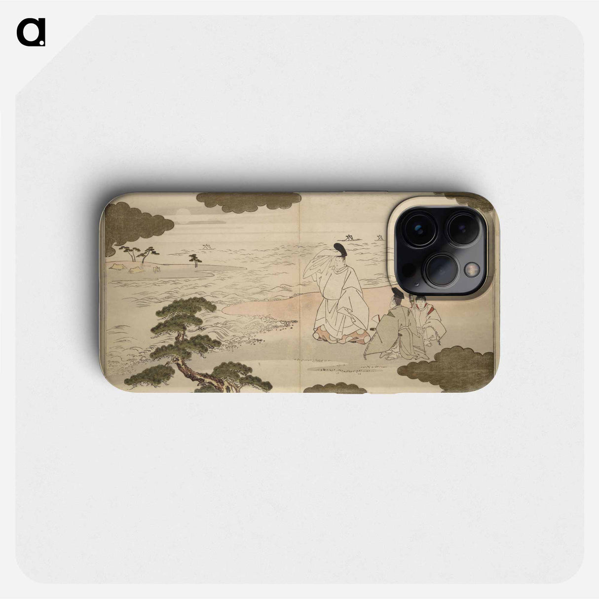 Moon-Mad Monk - 喜多川 歌麿 Phone Case.