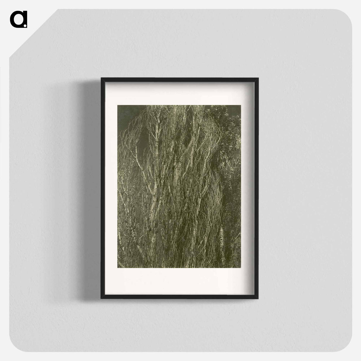 Poplars, Lake George - アルフレッド スティーグリッツ Poster.