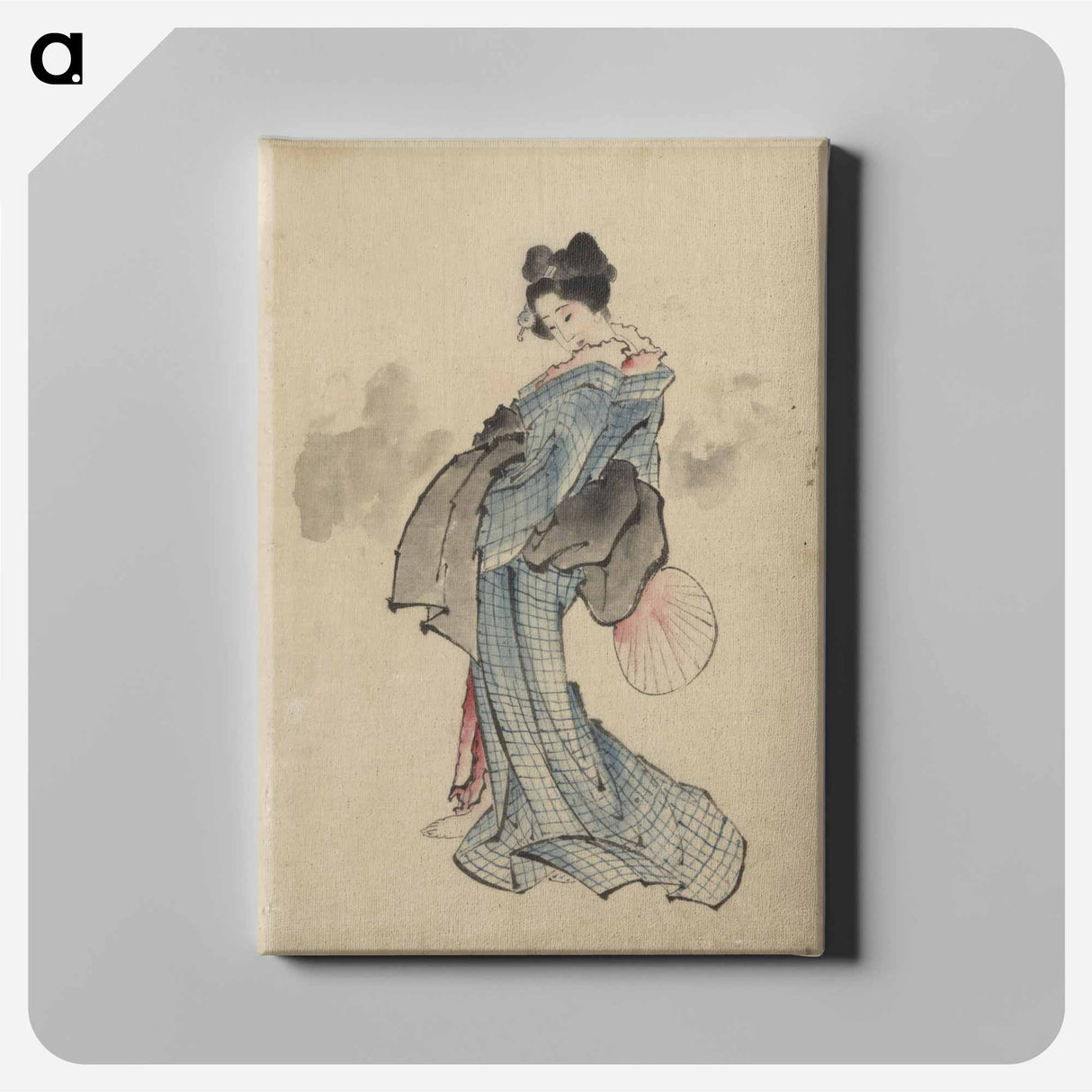 アートパネル-Original public domain image from Library of Congress - 葛飾 北斎 Canvas.