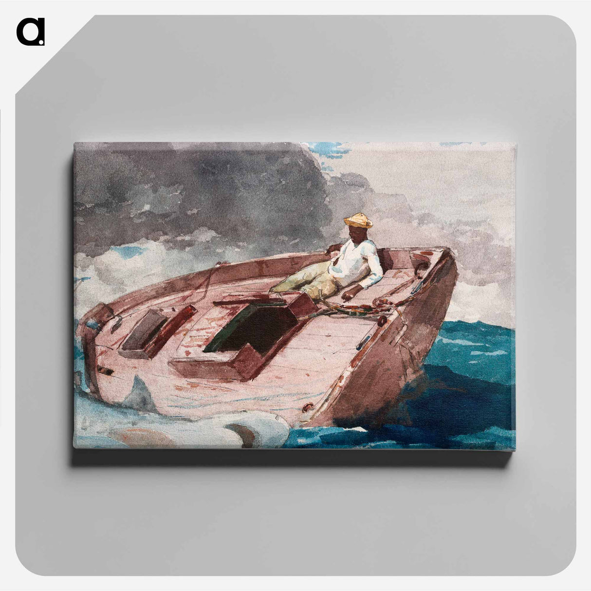 The Gulf Stream - ウィンスロー ホーマー Canvas.