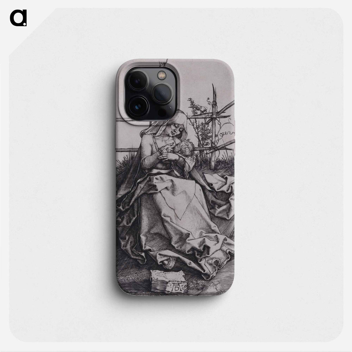 The Madonna on the Grassy Bank - アルブレヒト デューラー Phone Case.