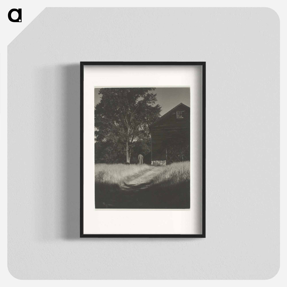Barn, Lake George - アルフレッド スティーグリッツ Poster.