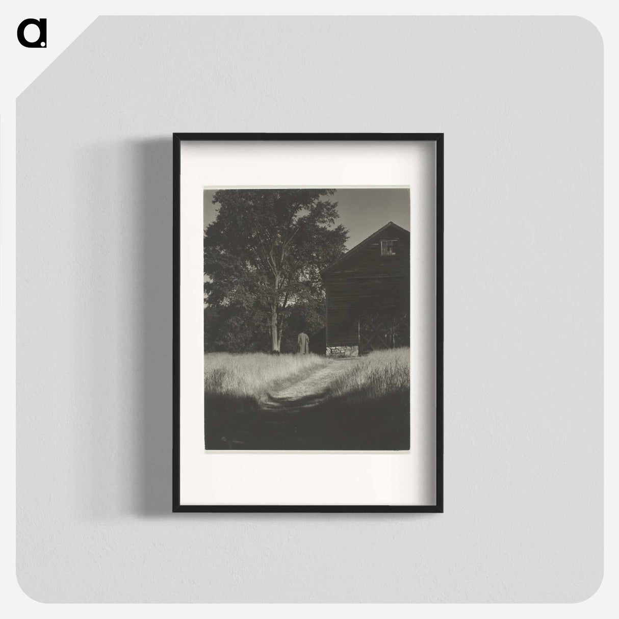 Barn, Lake George - アルフレッド スティーグリッツ Poster.
