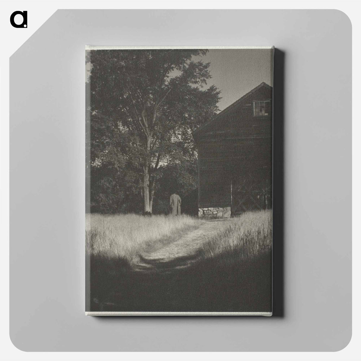 アートパネル-Barn, Lake George - アルフレッド スティーグリッツ Canvas.
