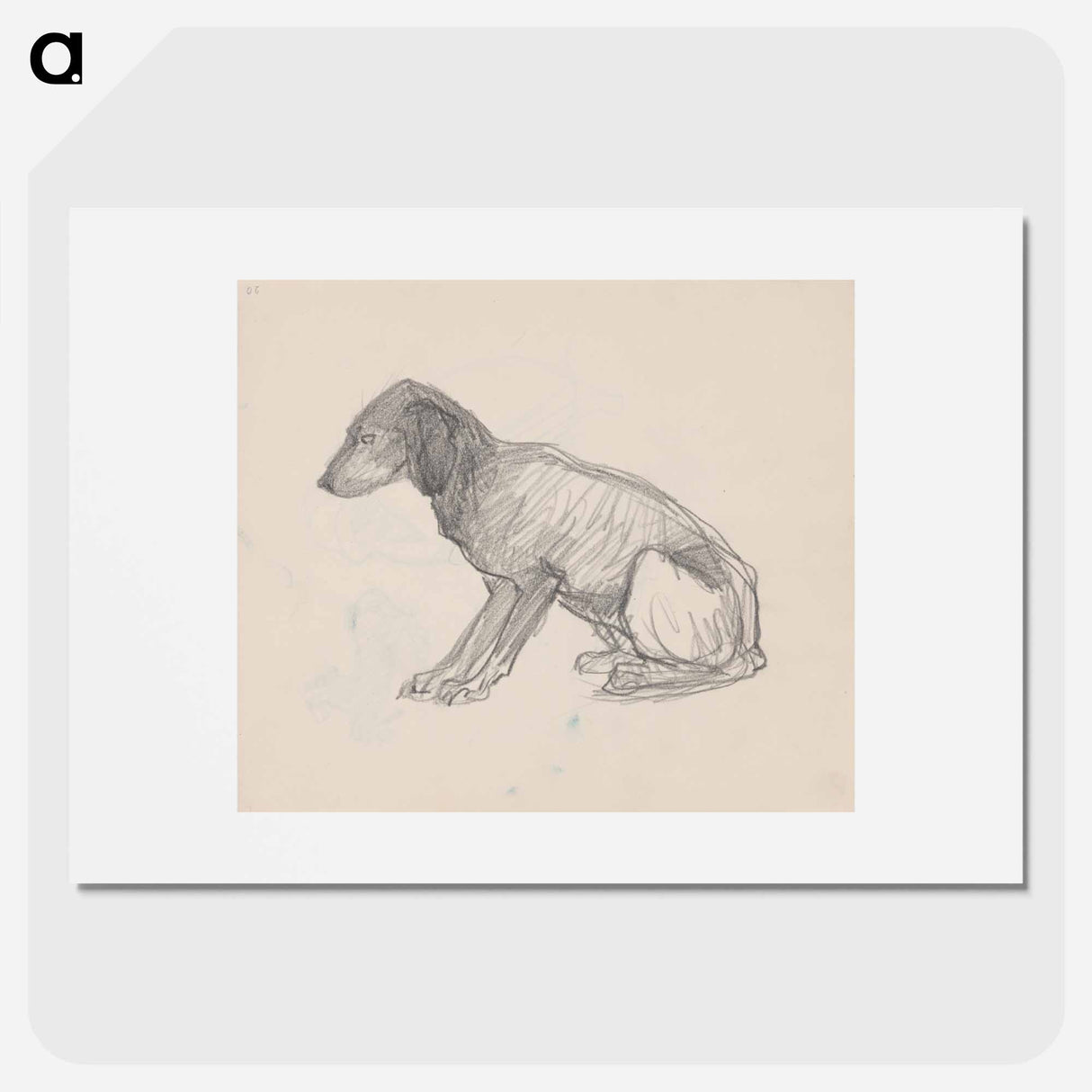 Sketchbook 14 dog - アーノルド ピーター ワイズ クビンチャン Poster.