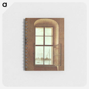 View from the Artists Studio, Window on Left - カスパー ダーヴィト フリードリヒ Memo.