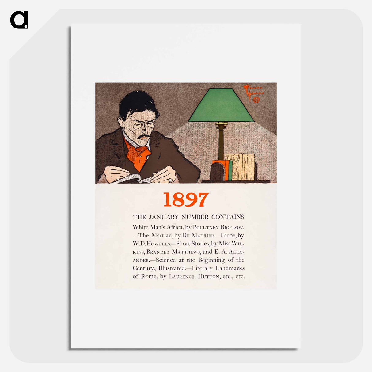 January print - Edward Penfield Poster.