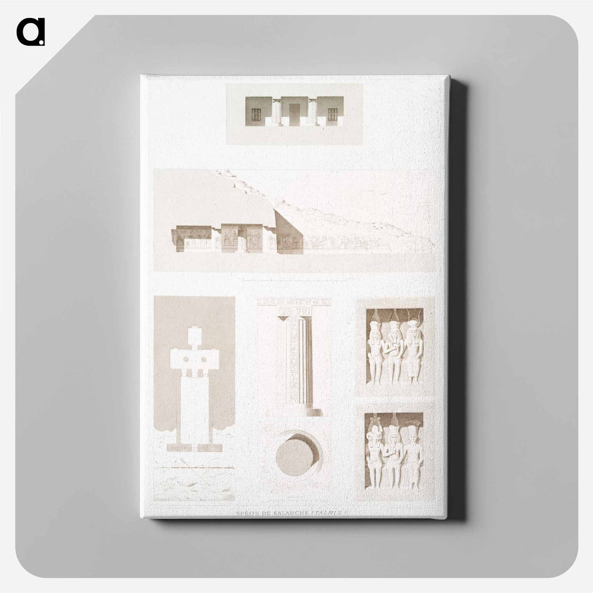 アートパネル-Temple of Kalabsha
- エジプト美術史 Canvas.