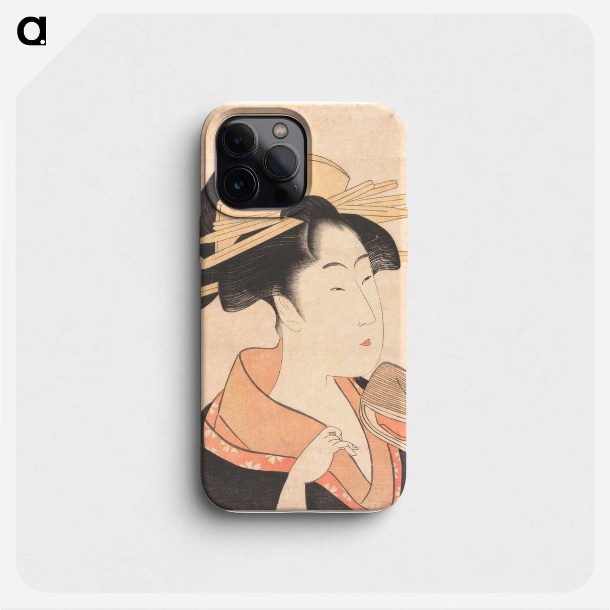 Azumaya no Hana - 喜多川 歌麿 Phone Case.