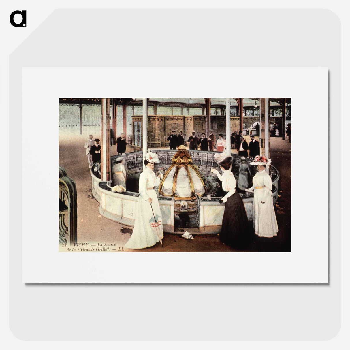 アートポスター-La Source de la Grande Grille, Vichy
- 国立医学図書館 Poster.