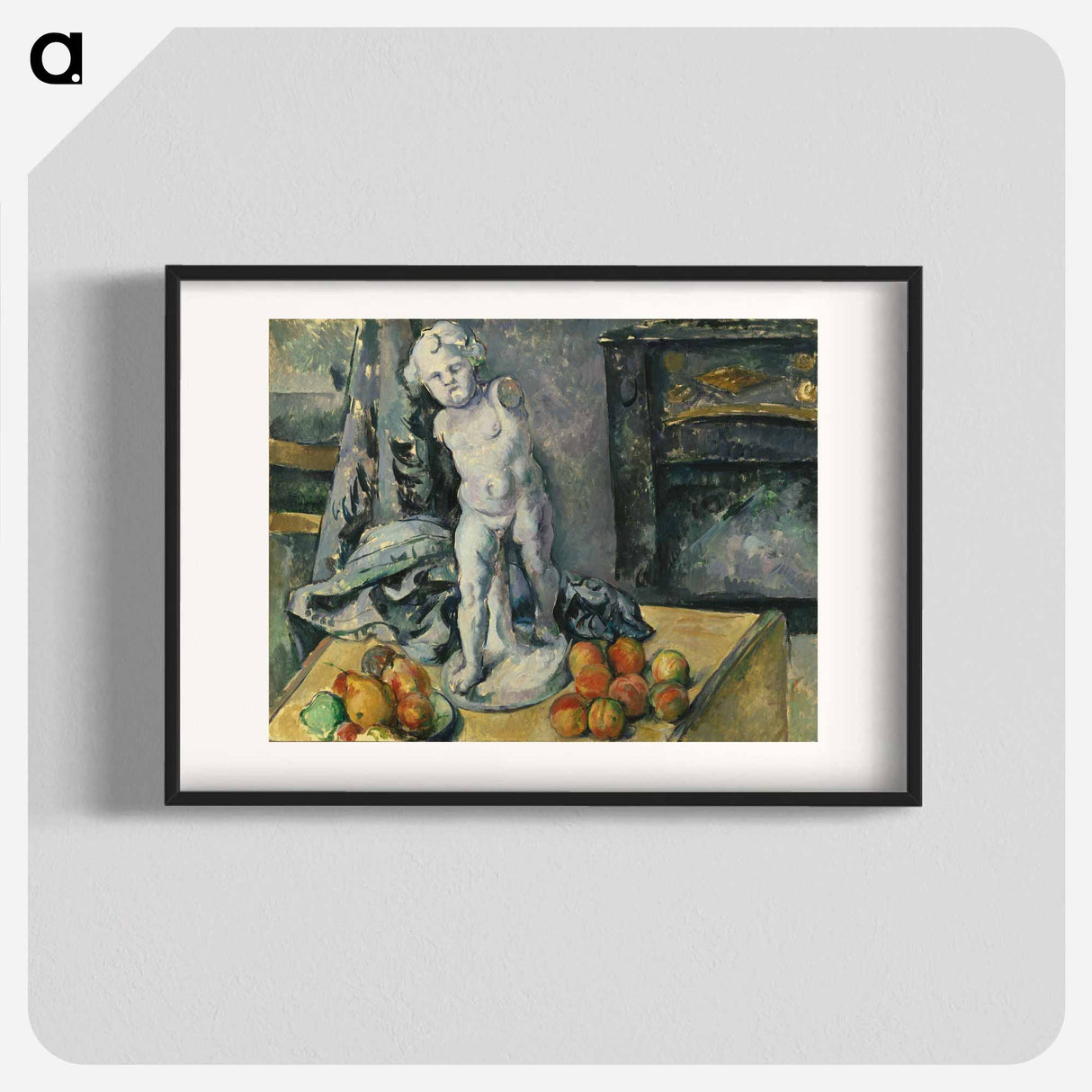 アートポスター-Still Life with Plaster Cupid - ポール セザンヌ Poster.