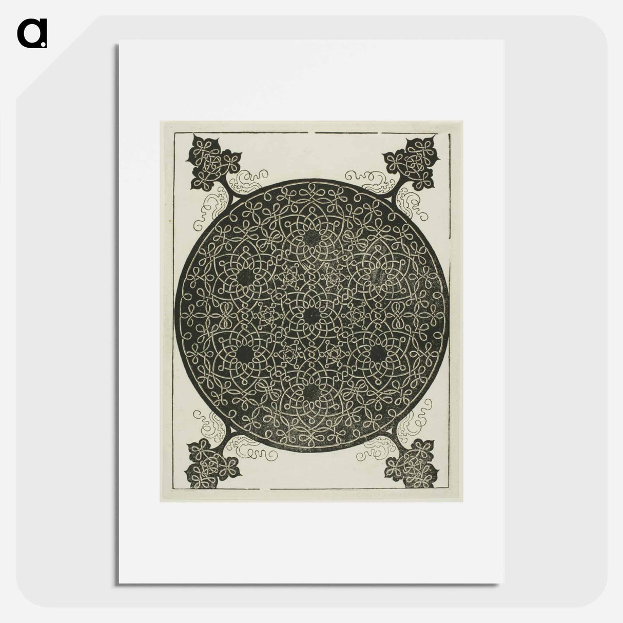 The Sixth Knot - アルブレヒト デューラー Poster.