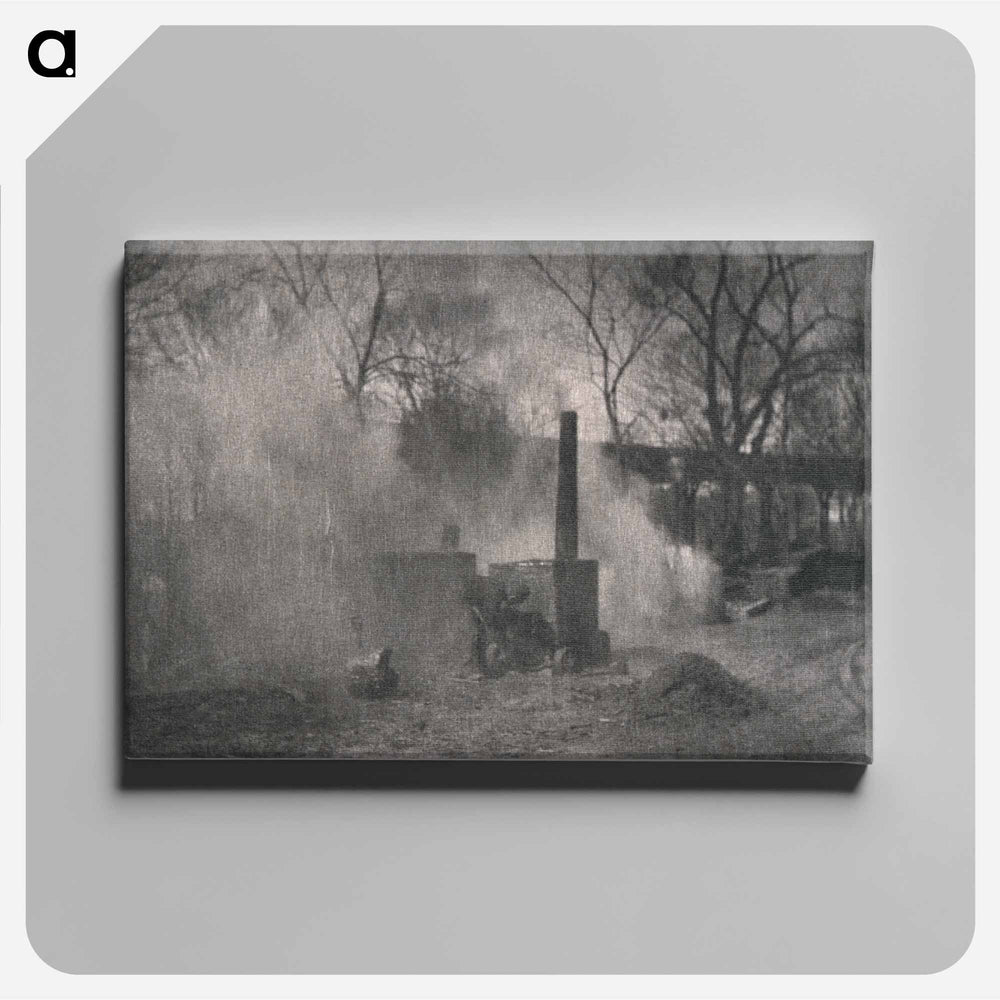 Asphalt Paver, NY - アルフレッド スティーグリッツ Canvas.