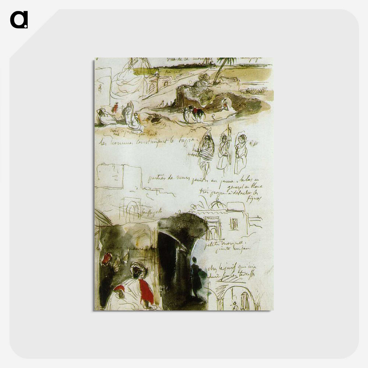 2-56_Eugene-Delacroix_postcard