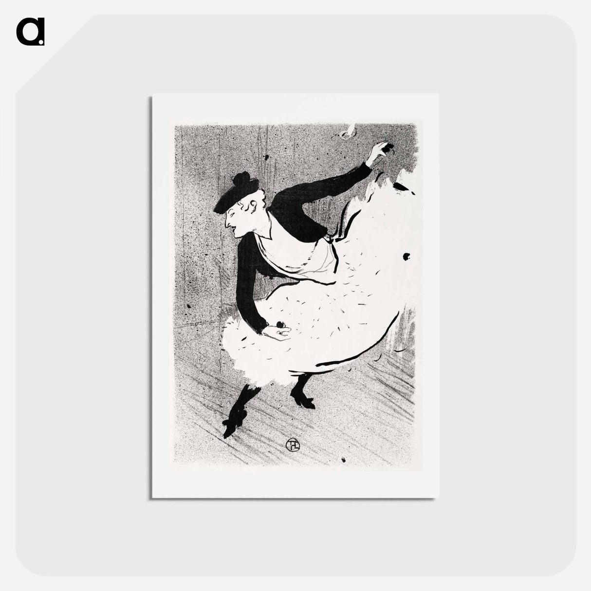 アートポストカード-Edmée Lescot - アンリ ド トゥールーズ ロートレック Postcard.