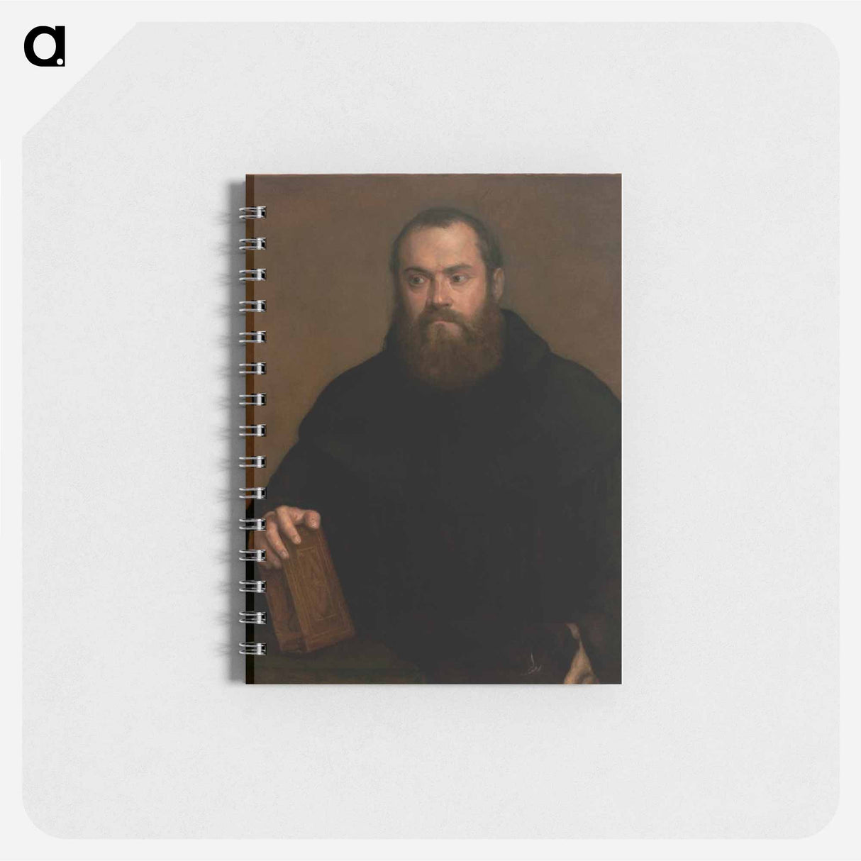 アートメモ帳-A monk with a book - ティツィアーノ ヴェチェッリオ Memo.