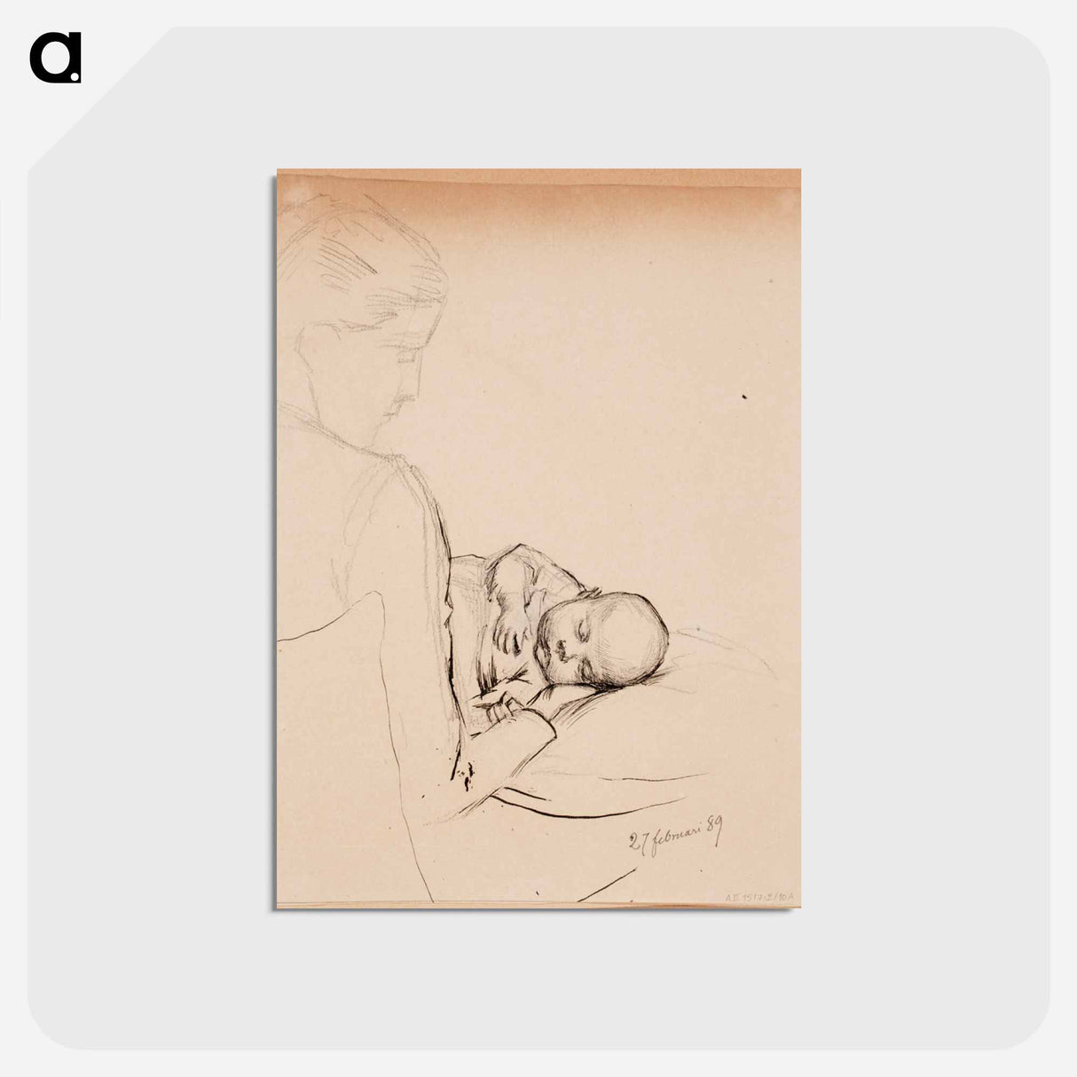 アートポストカード-(unknown) - アルバート エーデルフェルト Postcard.