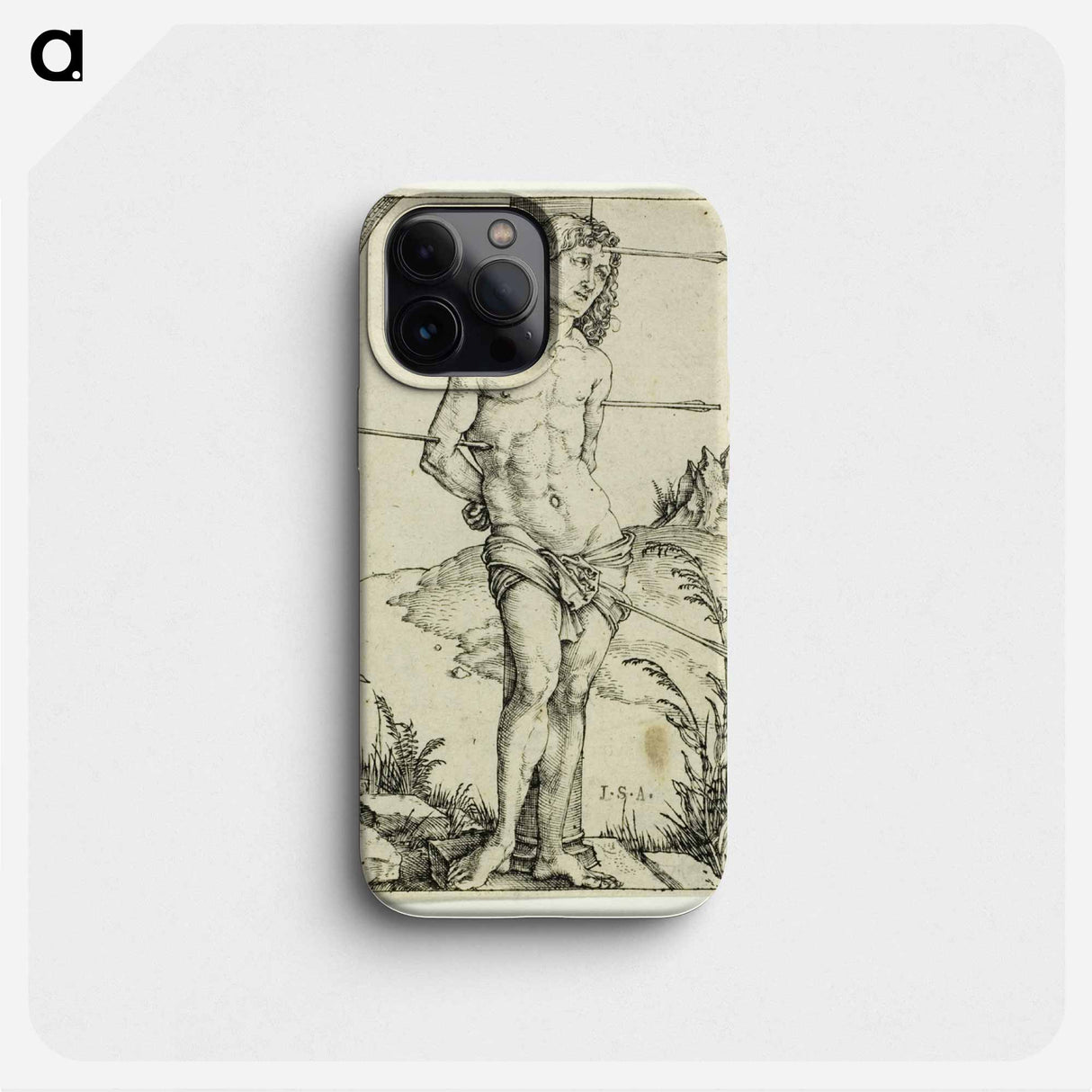 St. Sebastian at the Column - アルブレヒト デューラー Phone Case.