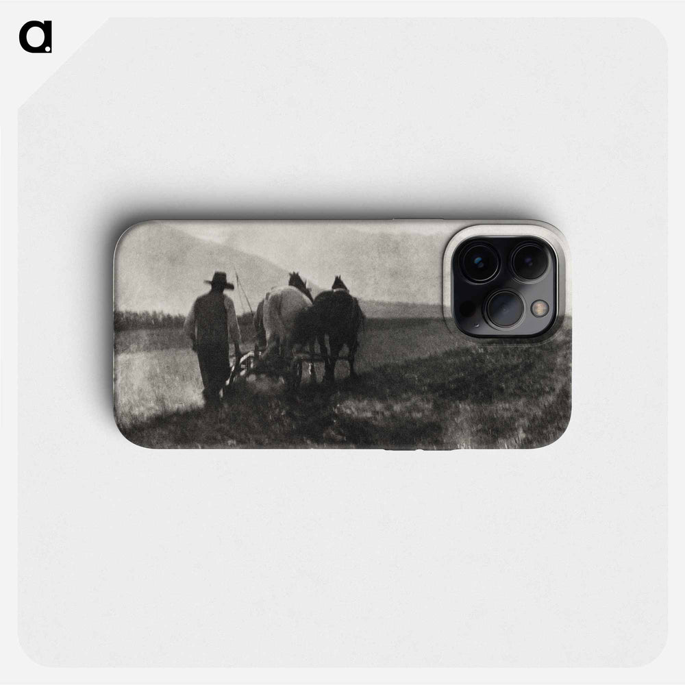 Ploughing - アルフレッド スティーグリッツ Phone Case.