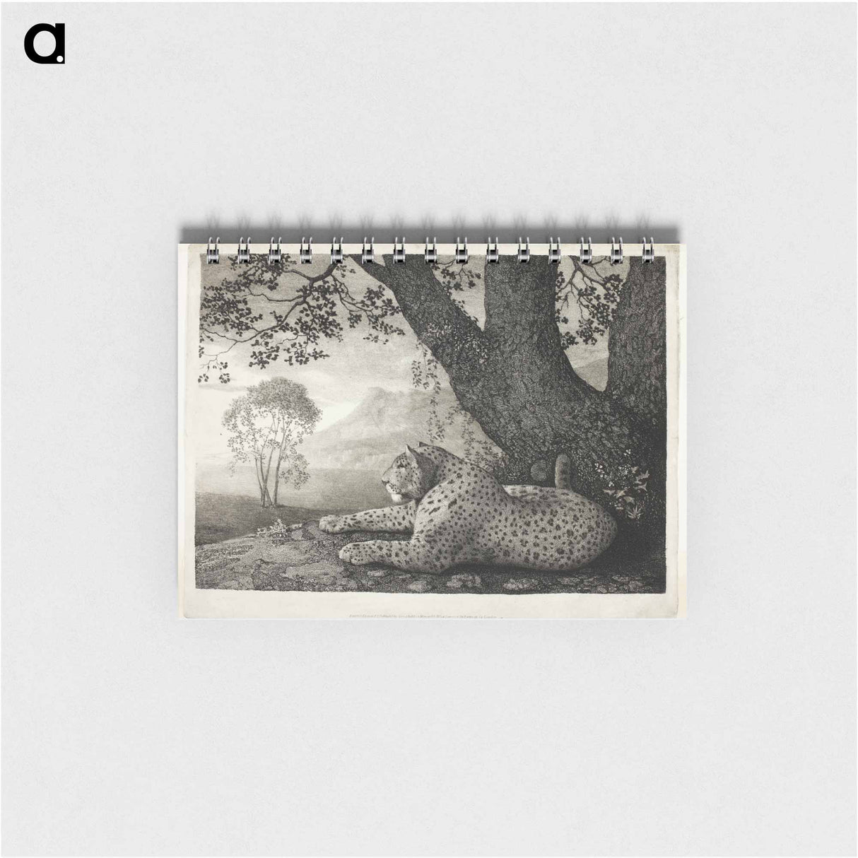 アートメモ帳-A Tyger (A Recumbent Leopard by a Tree)
- ジョージ スタッブス Memo.