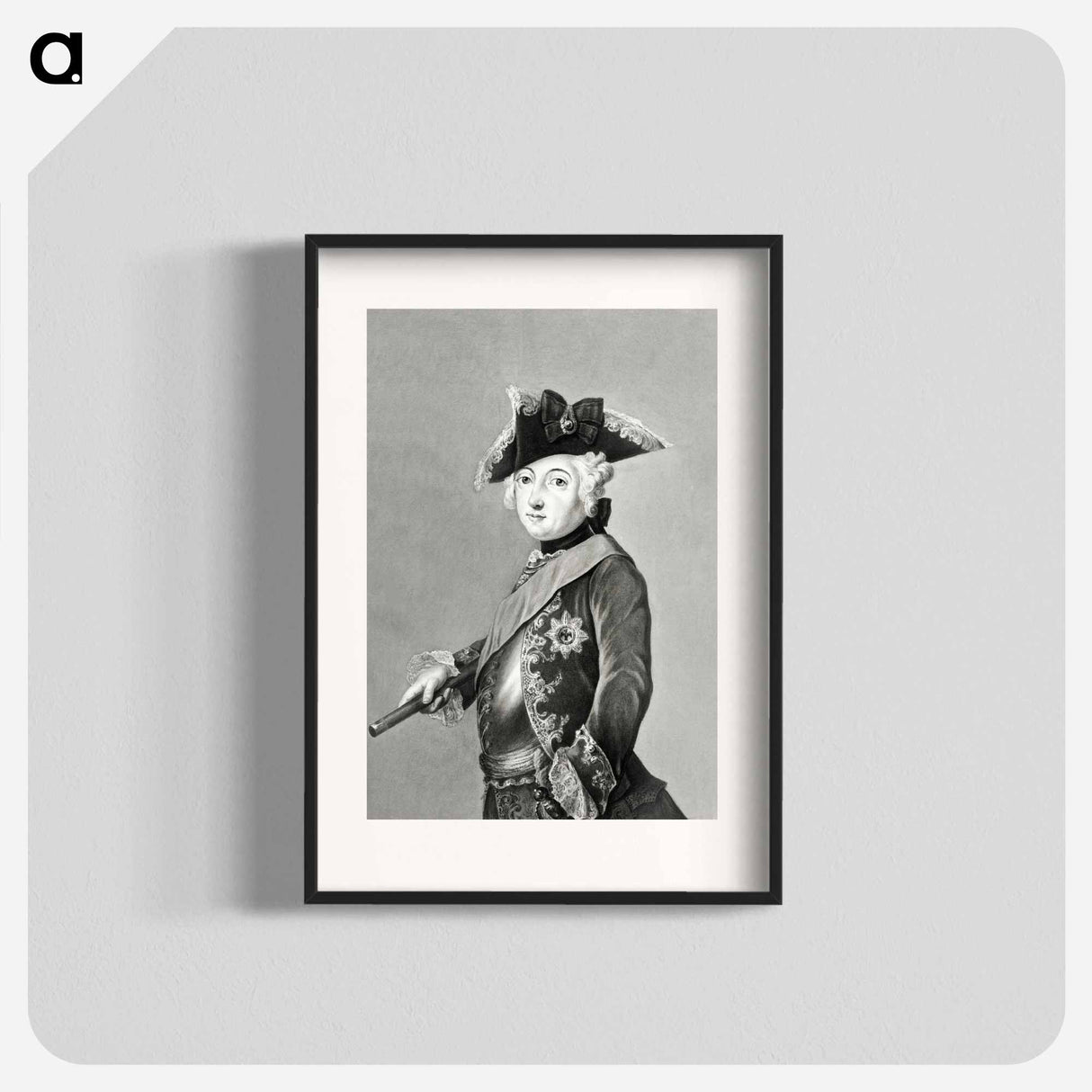 Portrait of Friedrich Wilhelm III - ジャン ベルナール Poster.