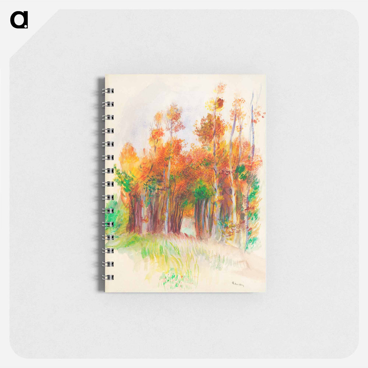 Grove of Trees - ピエール オーギュスト ルノワール Memo.