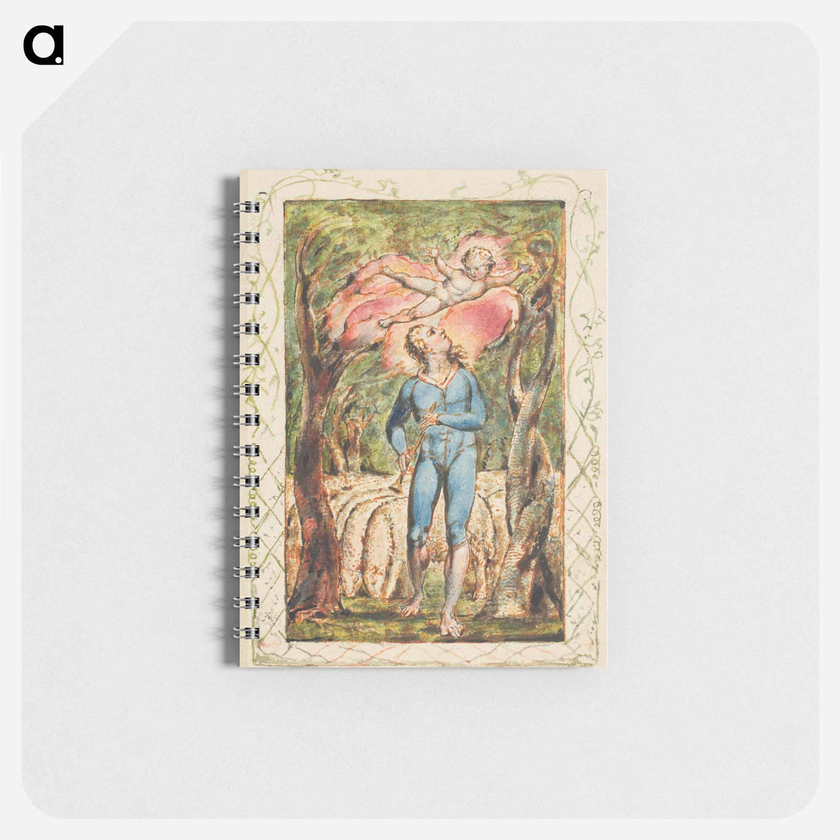 アートメモ帳-Songs of Innocence: Frontispiece - ウィリアム ブレイク Memo.