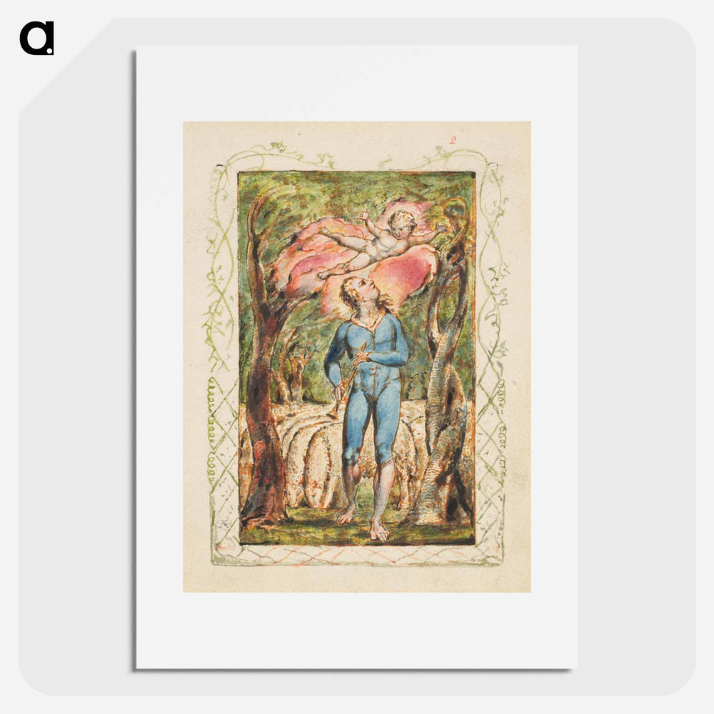 Songs of Innocence: Frontispiece - William Blake Poster.