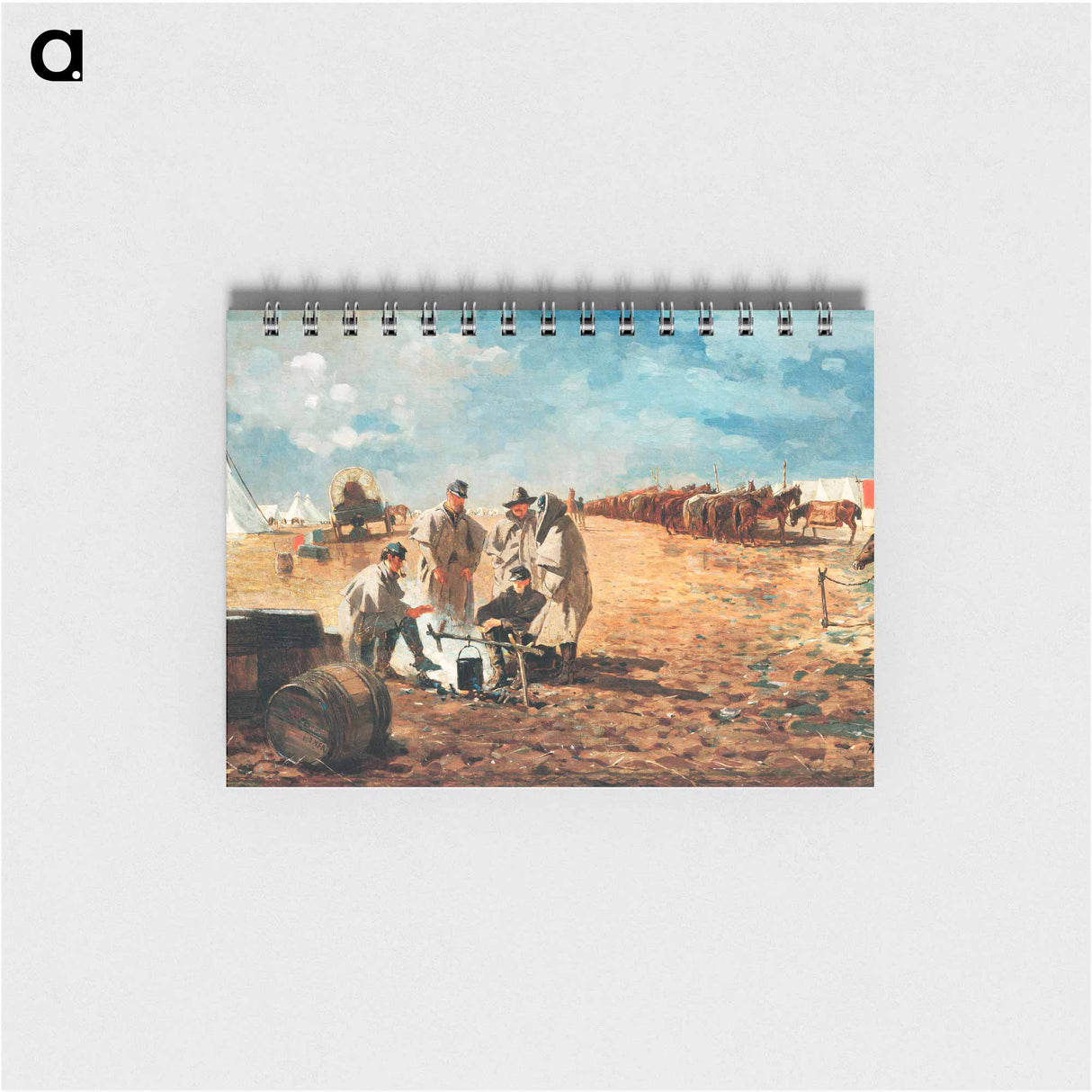 Rainy Day in Camp - ウィンスロー ホーマー Memo.